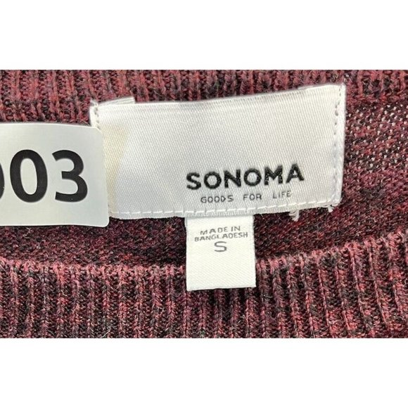 sonoma goods for life men longsleeve Sweater Size S Color Red - Picture 7 of 9